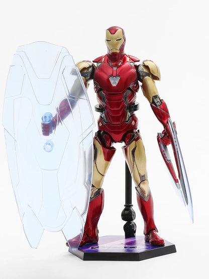 ZD Toys Iron Man Mark 85 (2.0) Action Figure - 1/10 Scale Legends Spider-Man and Avengers Model, Tony Stark Collectible for Adults