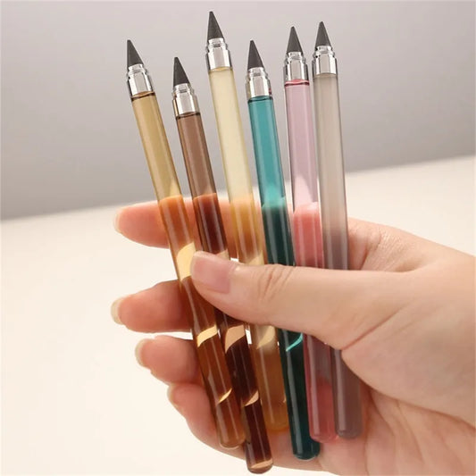 2 Pcs/Set Eternal HB Reusable Pencil - Unlimited Writing, Inkless Sketch Tool for Everlasting Writing Experience F19E