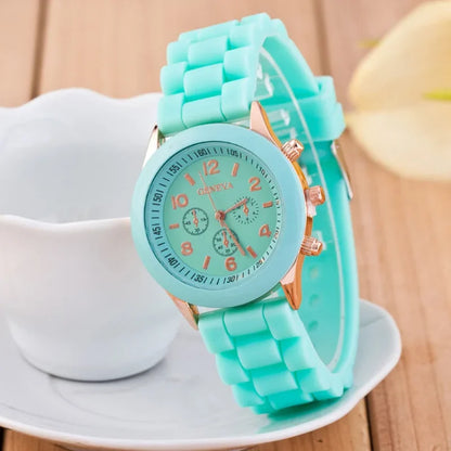 2023 New Fashion Luxury Women’s Watch – Quartz Wrist Watch with Silicone Strap, Brand Jewelry for Females – Relogio Feminino Zegarki