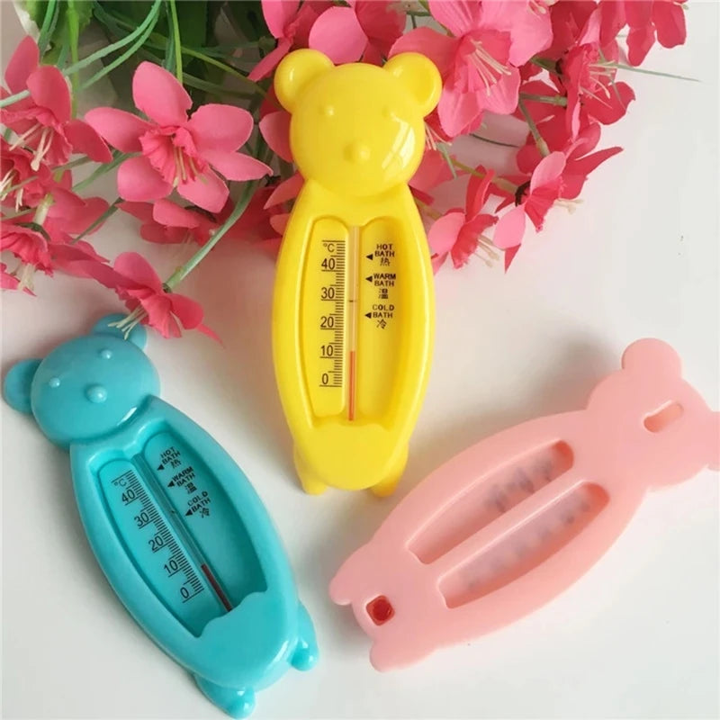 2024 Cartoon Floating Bear Baby Water Thermometer: Cute Kids Bath Toy - Plastic Tub Water Sensor for Accurate Temperature Monitoring