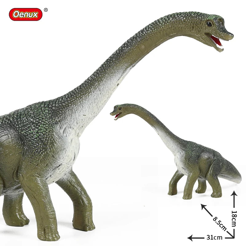 Oenux Dinosaurs World Action Figures - Savage Jurassic Collection Featuring Indominus Rex, Spinosaurus and Triceratops, Ideal Kids Gift