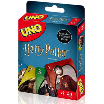 ONE FLIP! Board Game - UNO Cards with Harry, Naruto, Super Mario Themes, Christmas Card Table Game, Fun for Adults & Kids, Ideal Birthday Gift Toy