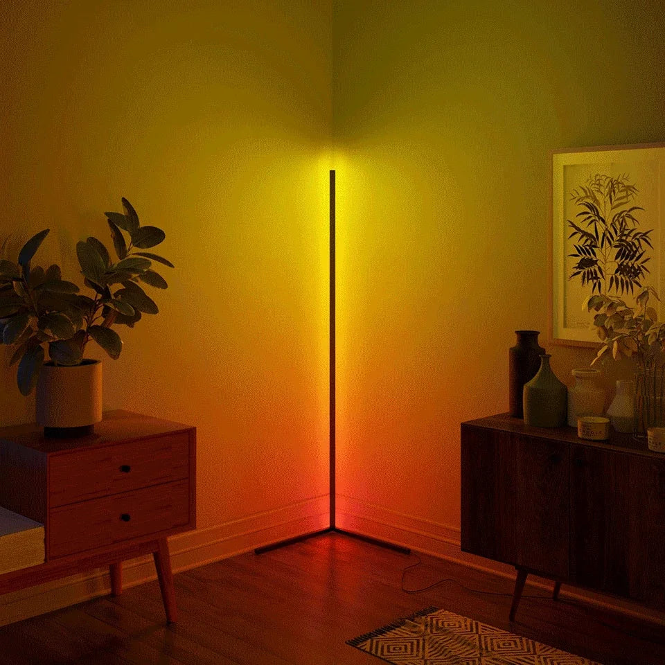 Smart RGB Dream Color Floor Lamp: Music Sync Mood Light with 16 Million Color Options - APP and Remote Control