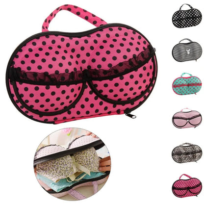 Waterproof Portable Lingerie Storage Box: Organize Women's Underwear and Bras on the Go