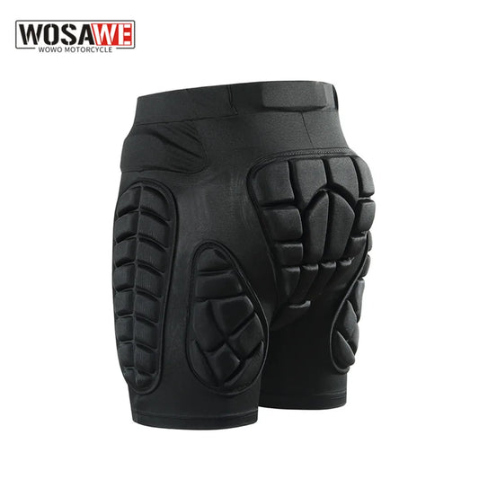 WOSAWE Motorcycle Shorts - Skating Hip Protector, MTB Motocross Padded Shorts, Skiing and Snowboarding Protective Gear