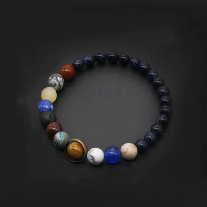 Best-Selling Cosmic Solar System Bracelet: Handmade Eight Planets Couple/Friend Sky Jewelry Gift