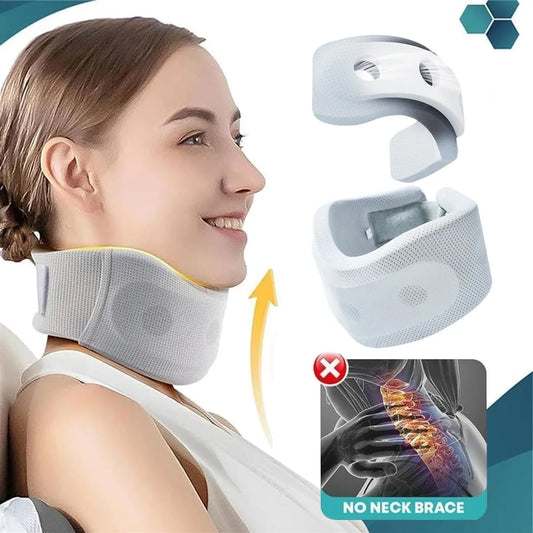 Soft Sponge Cervical Support Collar: Breathable Neck Brace for Comfortable Spine Support - Relief for Neck Pain