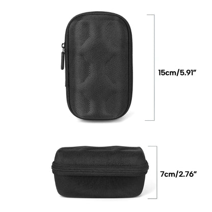 Portable Watch Storage Box: Water-Proof Zipper Travel Carrying Case - EVA Storage Bag for Smartwatch Wristwatch