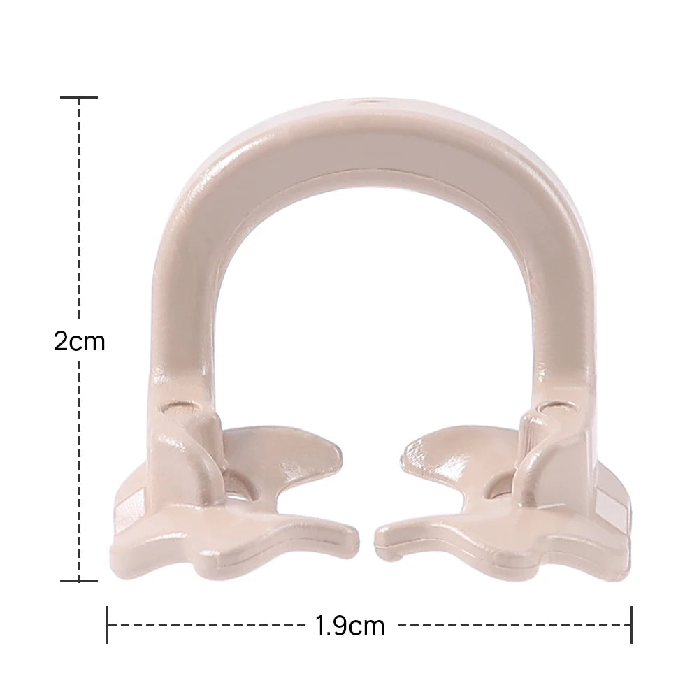 AZDENT 4PCS Dental Rubber Dam Clamps | Barrier Clip Resin Materials | Autoclavable 134℃ | Dentist Lab Tools