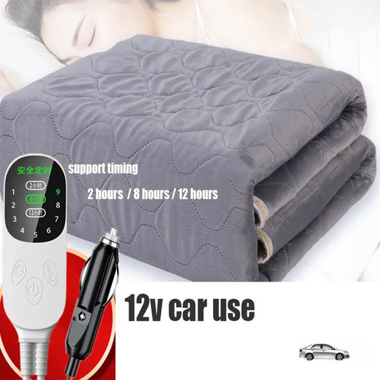 12V Car Heating Blanket - Auto Electrical Heated Blanket for Warmth in Your Car