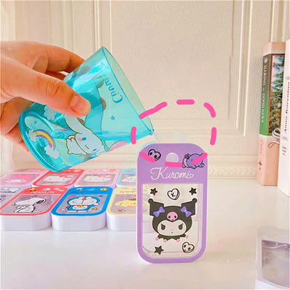 50ml Anime Hello Kitty Sanrio Perfume Spray Bottle - Kuromi Cinnamoroll Travel Portable, My Melody Cartoon Alcohol Press Bottled