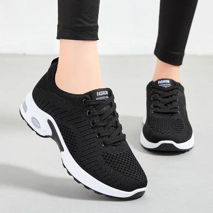 Spring Women's Large Size Running Shoes – Casual Air Cushion Sports Sneakers