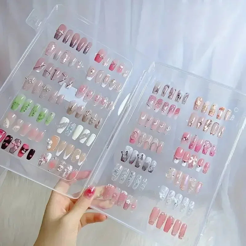 Ultimate Nail Art Display: Gel Polish, False Nails, Manicure Collector Box, Tools - Organized in Nail Tips Display Book