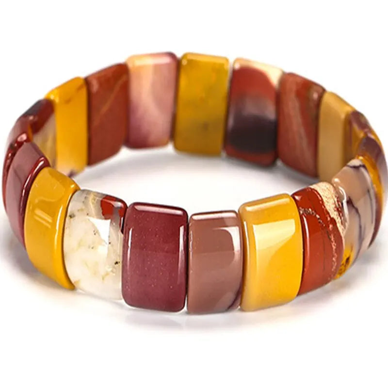 Natural Stone Tiger Eye Beads Bracelet – Colorful Bangles for Men and Women, Energy Jewelry Summer Gift