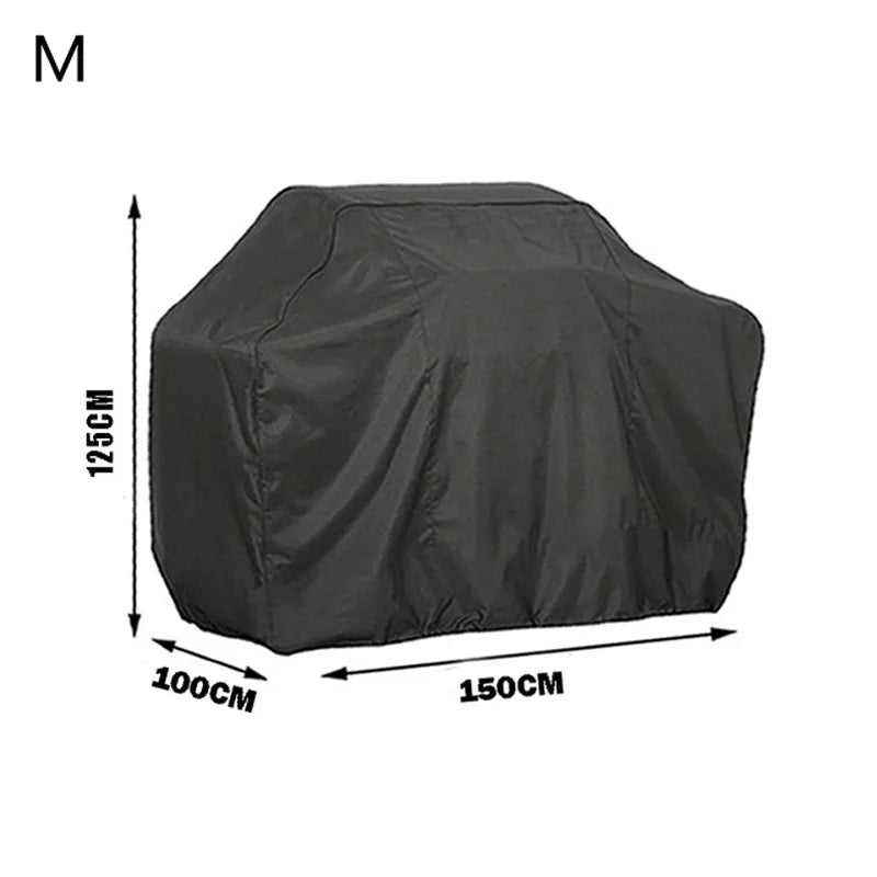 Heavy Duty BBQ Grill Cover - Waterproof and Dustproof Barbecue Stove Protector, Ideal for Weber and Outdoor Braziers, Rain Protective