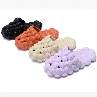 2023 Fashion Soft Bubble Slippers for Women and Men - EVA Cool Home Beach Shoes with Massage Sole - Designer Indoor Peanut Slippers