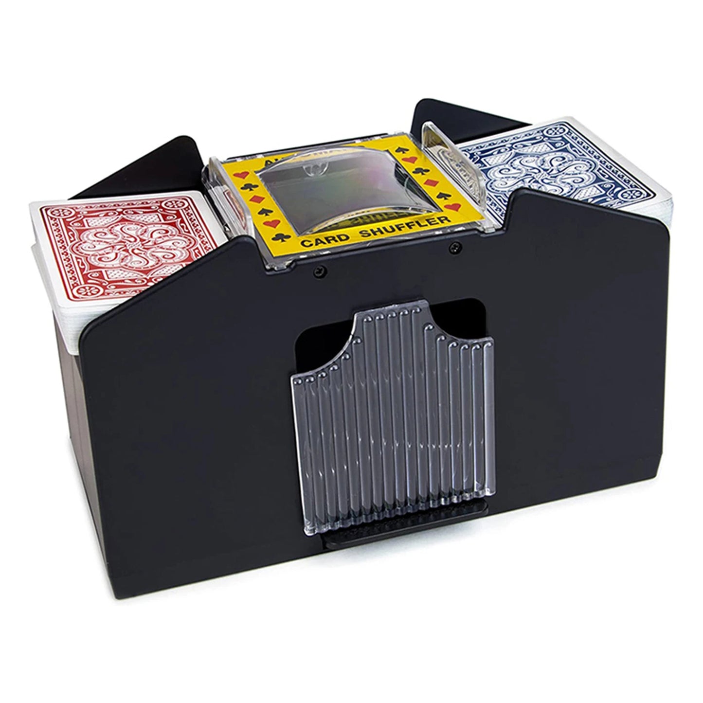 Automatic Playing Card Shuffler: Battery Operated Mixer for Poker Games - Portable Machine for Travel, Home, Festivals, and Xmas Party