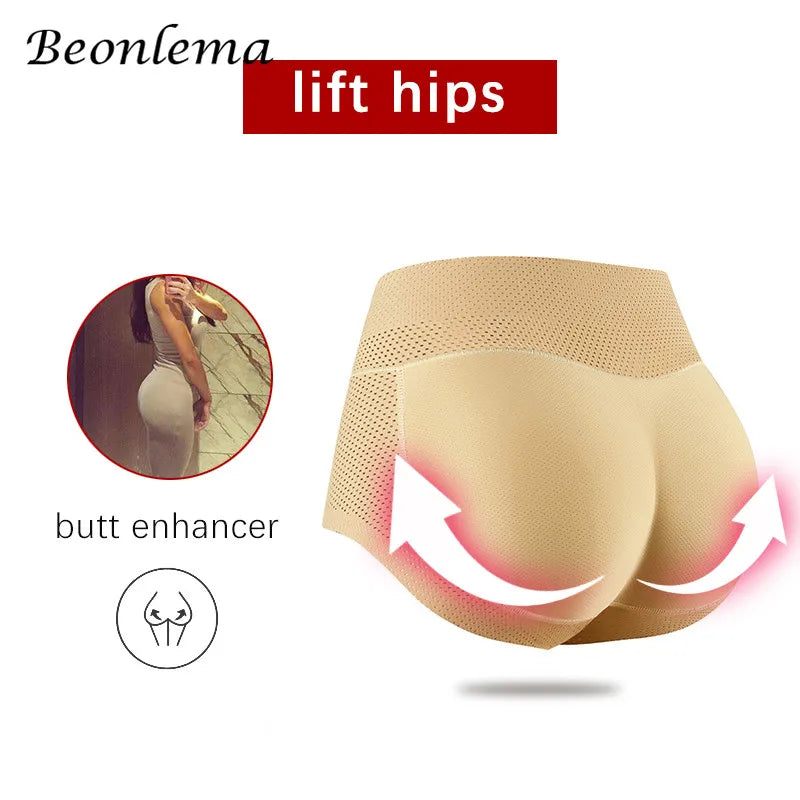 Breathable Padded Panties for Women – Hip Lifter Butt Enhancer, Control Body Shaper, Fake Ass Briefs Underwear