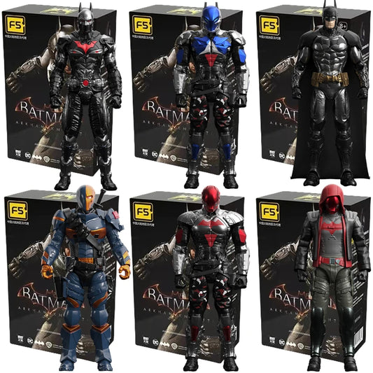 Rouno Original Batman Arkham Knight Deathstroke and Red Hood Blocks - DIY Building Action Figures, Perfect Model Dolls for Kids