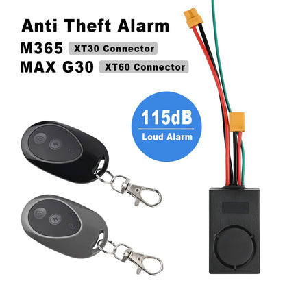 Anti-Theft Remote Control Alarm for Xiaomi M365 1S Pro Pro2 & Ninebot Max G30 G30D | Electric Scooter Security Device Replacement