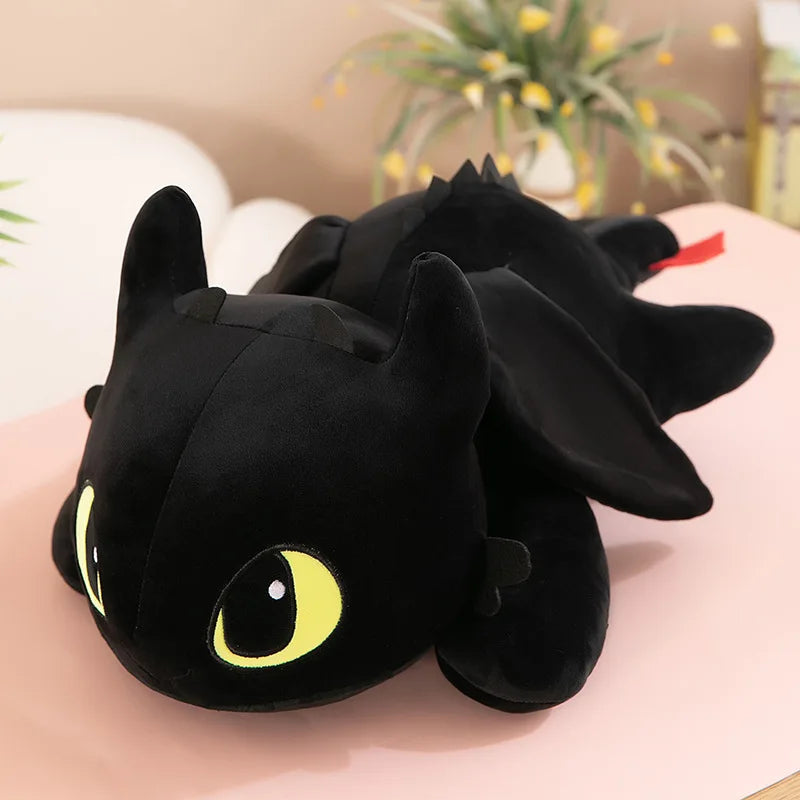 MINISO Little Flying Dragon Plush Toy - Toothless Doll Pillow, Party Model, Ideal Birthday Gift for Girls