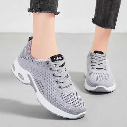 Spring Women's Large Size Running Shoes – Casual Air Cushion Sports Sneakers