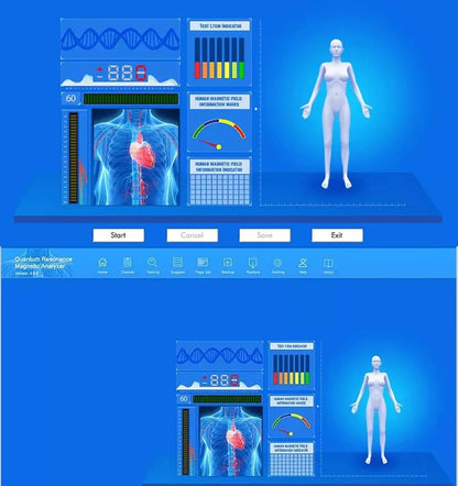 2024 NEW Portable Quantum Body Analyzer - Magnetic Resonance Health Machine with 54 Reports for Comprehensive Health Testing