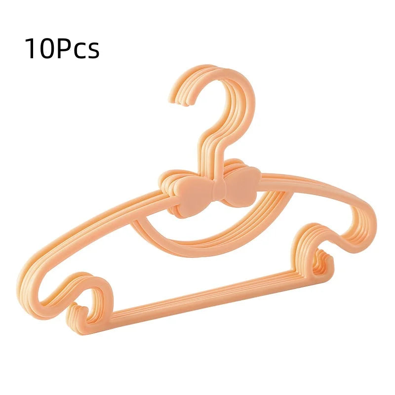 10Pcs Baby Hangers - Non-Slip Kids Clothes Hangers for Infants, Pants Organizer for Boys and Newborns