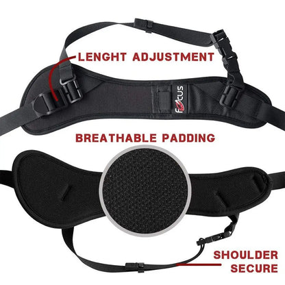 Quick Rapid Camera Sling Strap: Shoulder Strap for Canon, Nikon, Sony DSLR Cameras - Neck Strap Belt Accessory