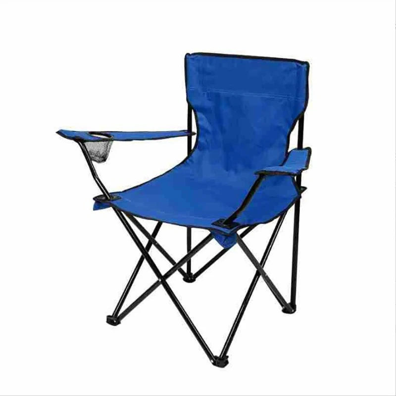 Portable Folding Camping Chair with Carrying Bag - Foldable Design with Hard Arms, Ideal Outdoor Chair for Adults, Lawn, and Camping