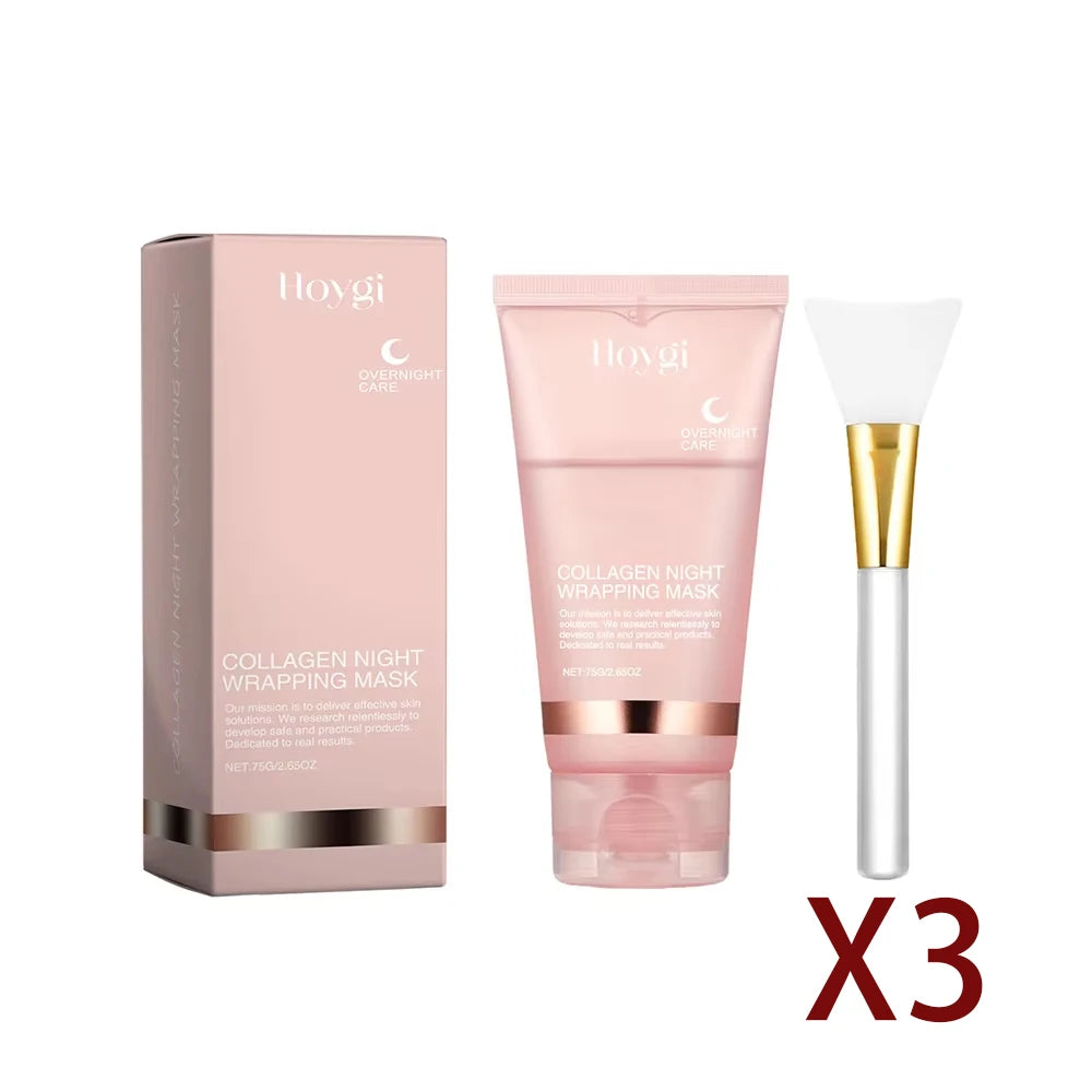 75ml Collagen Peel-Off Mask - Firming, Deep Cleansing Night Mask for Daily Face Skincare and Skin Peeling