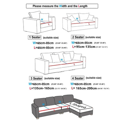 Splash-Proof Jacquard Sofa Cover – High Elasticity and Anti-Dirt Cushion | Cat Scratch Resistant Sofa Cover