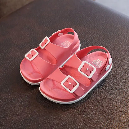 Kids' Beach Sandals – Soft, Lightweight Closed-Toe Shoes for Boys & Girls, Toddler Summer Outdoor Footwear