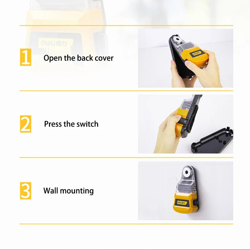 Deli Electric Drill Dust Collector - Cordless Drill & Electric Screwdriver Dust Processor with Universal Vacuum Adsorption and 10mm Drill Bit