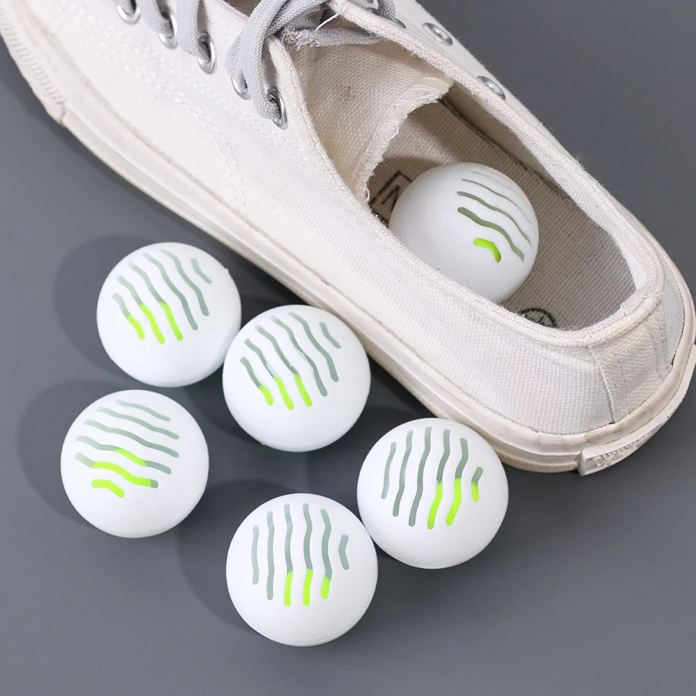 Jasmine Scented Shoe Deodorizer Balls: Multifunctional Fresheners for Shoes, Closets, Toilets - Footwear Deodorization (12/1PCS)