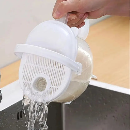 Multifunctional Rice Washing Device: Quick Wash Kitchen Tool for Washing Rice