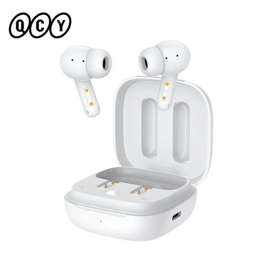 QCY T13 ANC Bluetooth Earphones - Bluetooth 5.3, Active Noise Cancellation -28dB, Fast Charge, Low Latency Wireless Earbuds