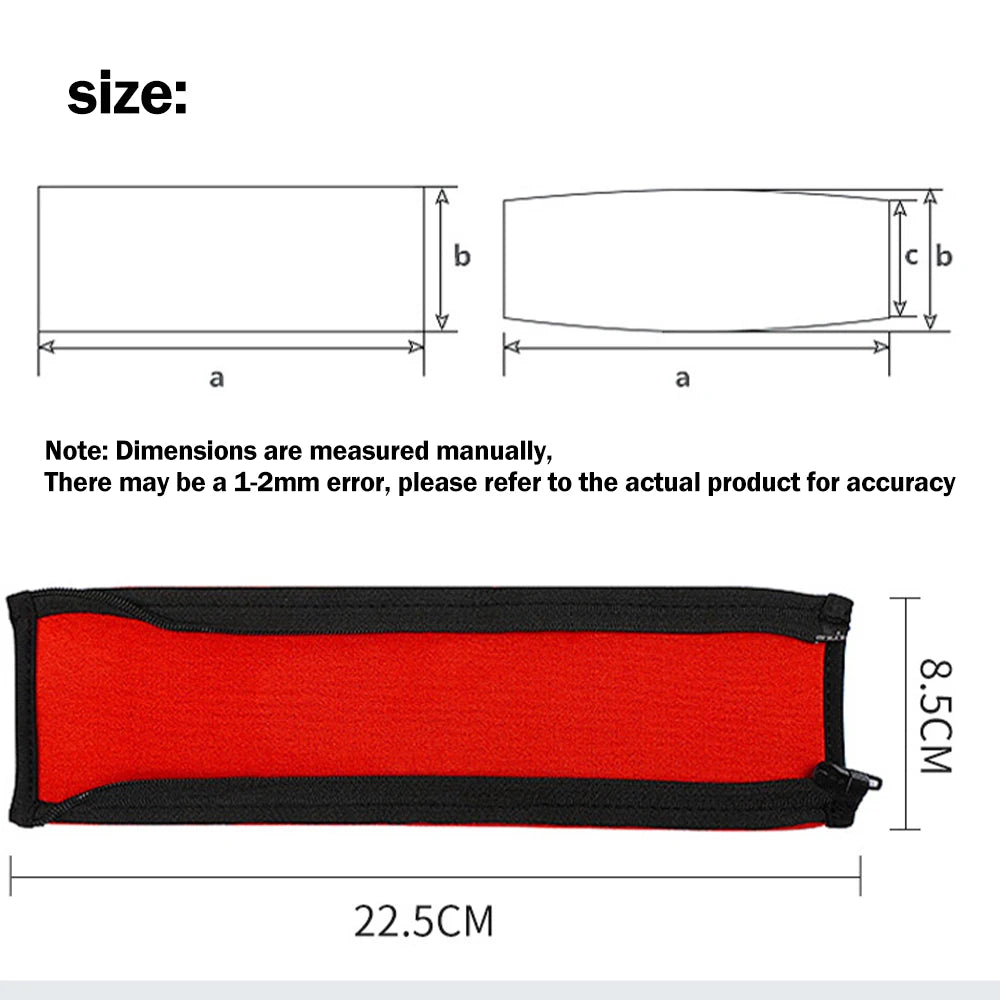 Zipper Headphone Protector Sleeve: Cushion Pad Headband for Audio Technica ATH MSR7 M50X M40X M30 M20X - Extend the Life of Your Headphones