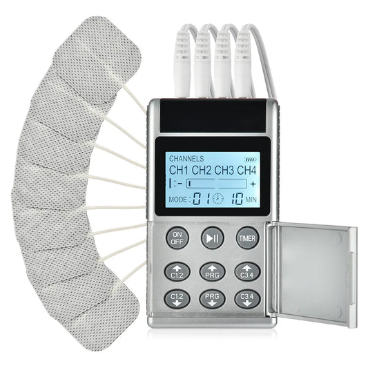 15 Modes EMS Electric Muscle Stimulator - TENS Physiotherapy Pulse Full Body Massager Machine for Pain Relief, Health Care Device