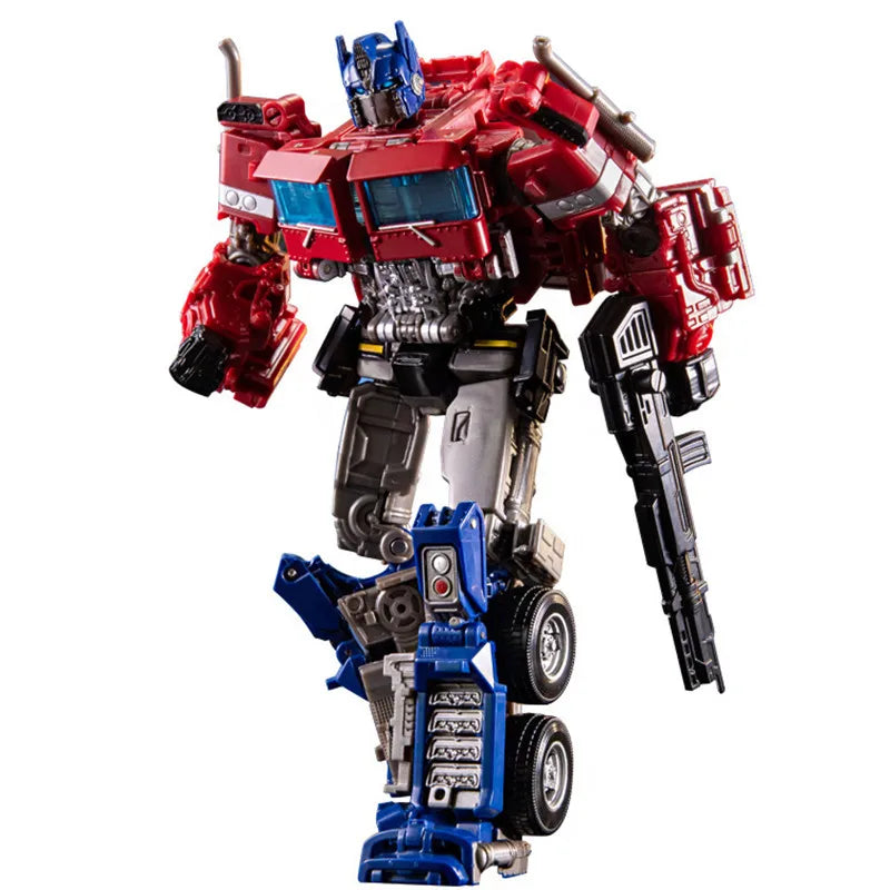 Transformation Robot Car Toy - Alloy Commander Optimus Prime Action Figure, Movie Series, Perfect for Children's Birthday Gift