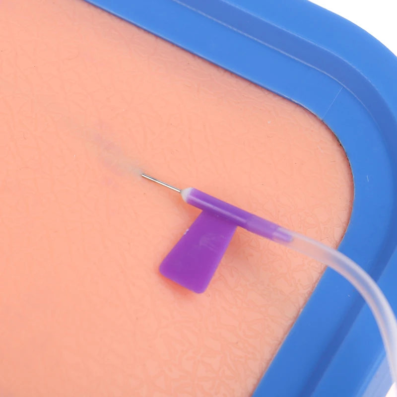 Intravenous Venipuncture Training Package: Nurses' IV Injection Training Model Pad with Silicone Wound Skin Suture