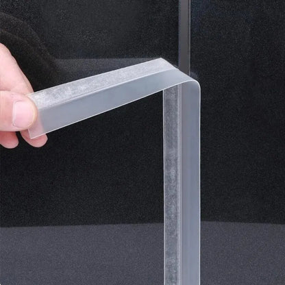 Transparent Windbreak Sealing Strip for Balcony Sliding Windows - Weatherproof and Durable