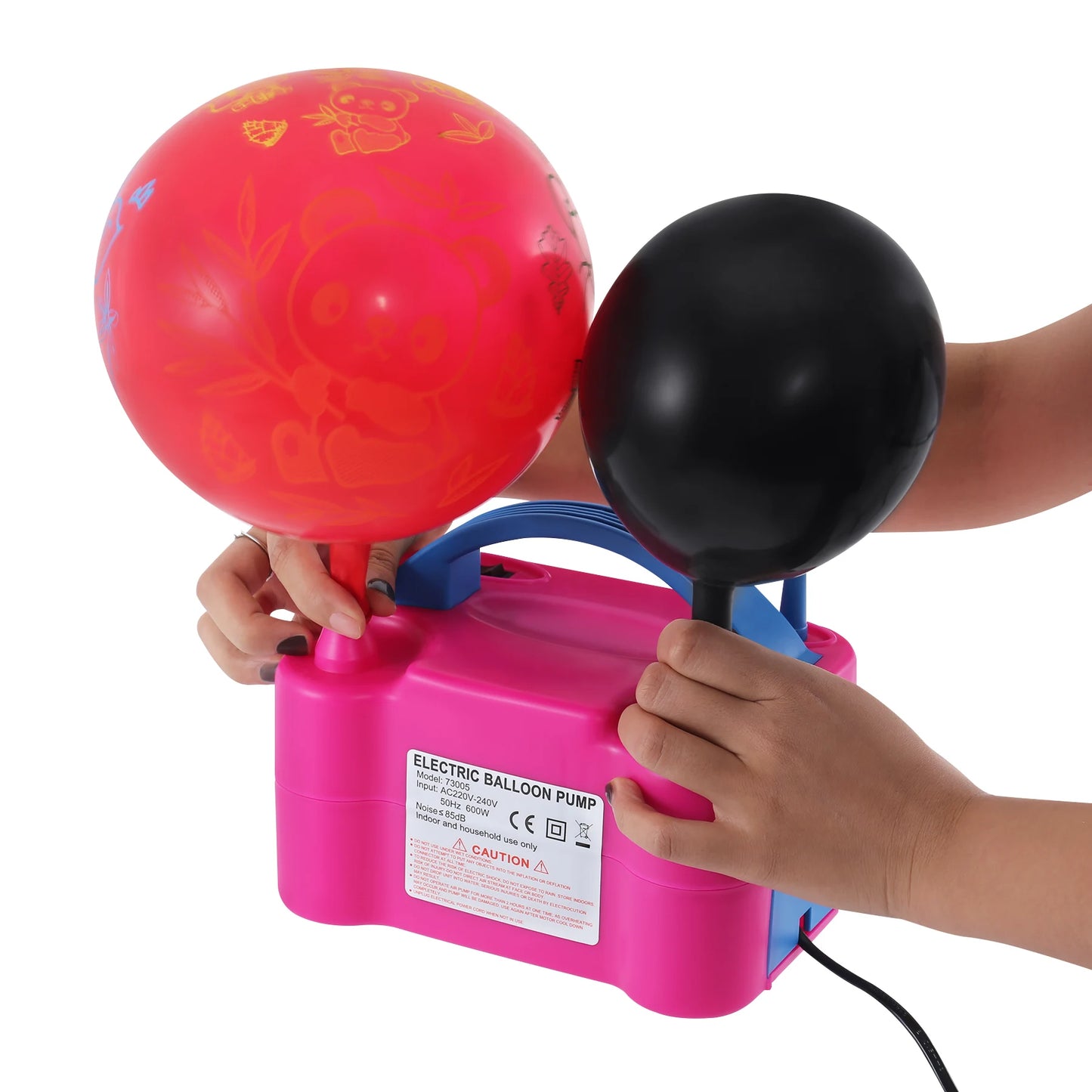 Samger 220V Electric Balloon Air Pump: High-Power Two-Nozzle Inflator for Fast Party Decorations