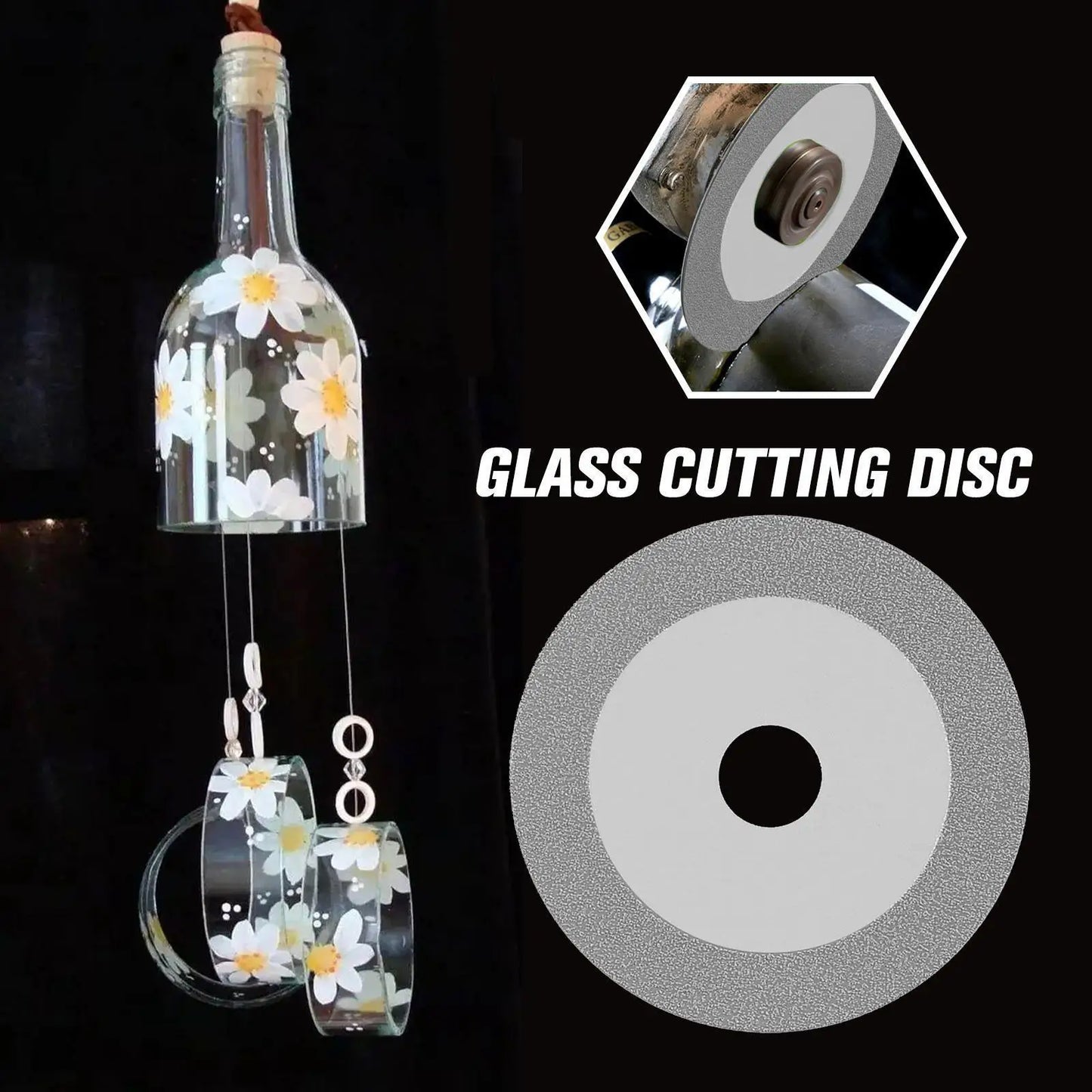 100mm Glass Cutting Disc Blade | Diamond Cutting Disc for Marble, Ceramic Tile, and Jade | Special Cutting Blade