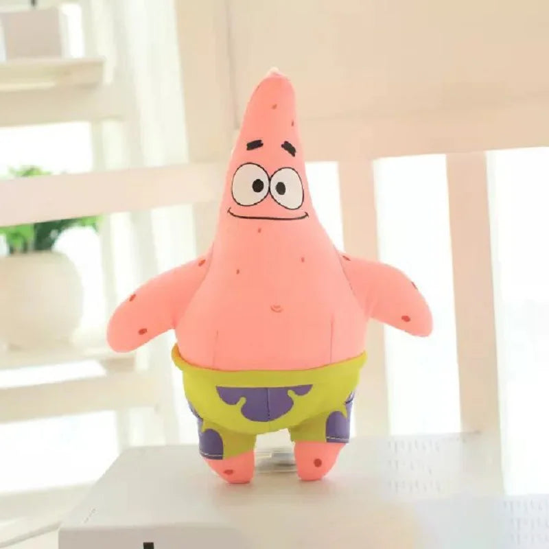 SpongeBob SquarePants Plush Doll - Kawaii Anime Stuffed Toy and Pillow, Creative Set for Wedding Gifts