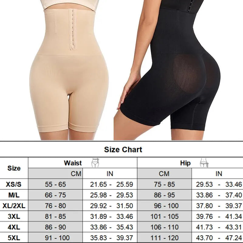 High Waist Stretch Shapewear: Flat Belly Belt Waist Sheath Slimming Panties - Abdomen Control Body Shaper for Women