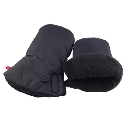 Cozy Winter Essential: Fur Fleece Hand Muff for Prams - Keep Your Hands Warm on Baby Carriage Pushchairs - Buggy Clutch Cart Glove, Must-Have Stroller Accessory