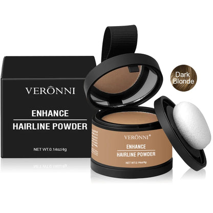 14 Color Hair Line Powder - Natural Instant Root Cover-Up, Waterproof Hairline Shadow Concealer for Hair Repair