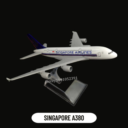 Emirates Airlines Diecast Airplane Model 1:400 - Metal A380 & B777 Aircraft Replica, Aviation Miniature for Home Decor and Toy for Boys