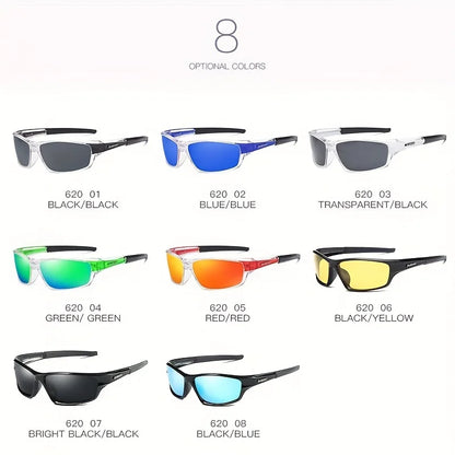 DUBERY Polarized UV400 Sunglasses for Men and Women - 8 Colors - Model 620